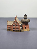 Lenox Miniature Lighthouse Thimble Figurine Block Island Lighthouse Rhode Island