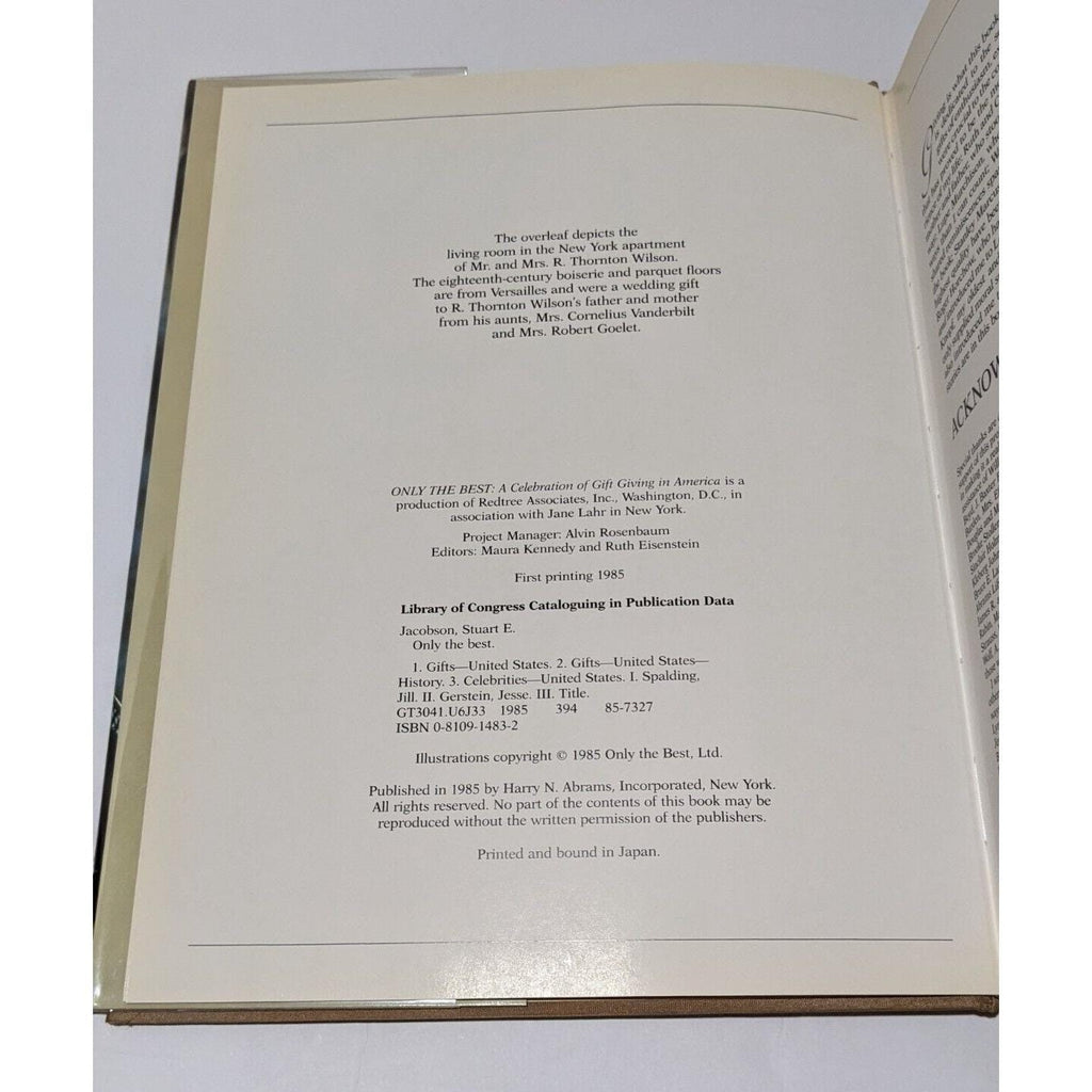 Only the Best Gift Giving in America Stuart Jacobson Vintage Book