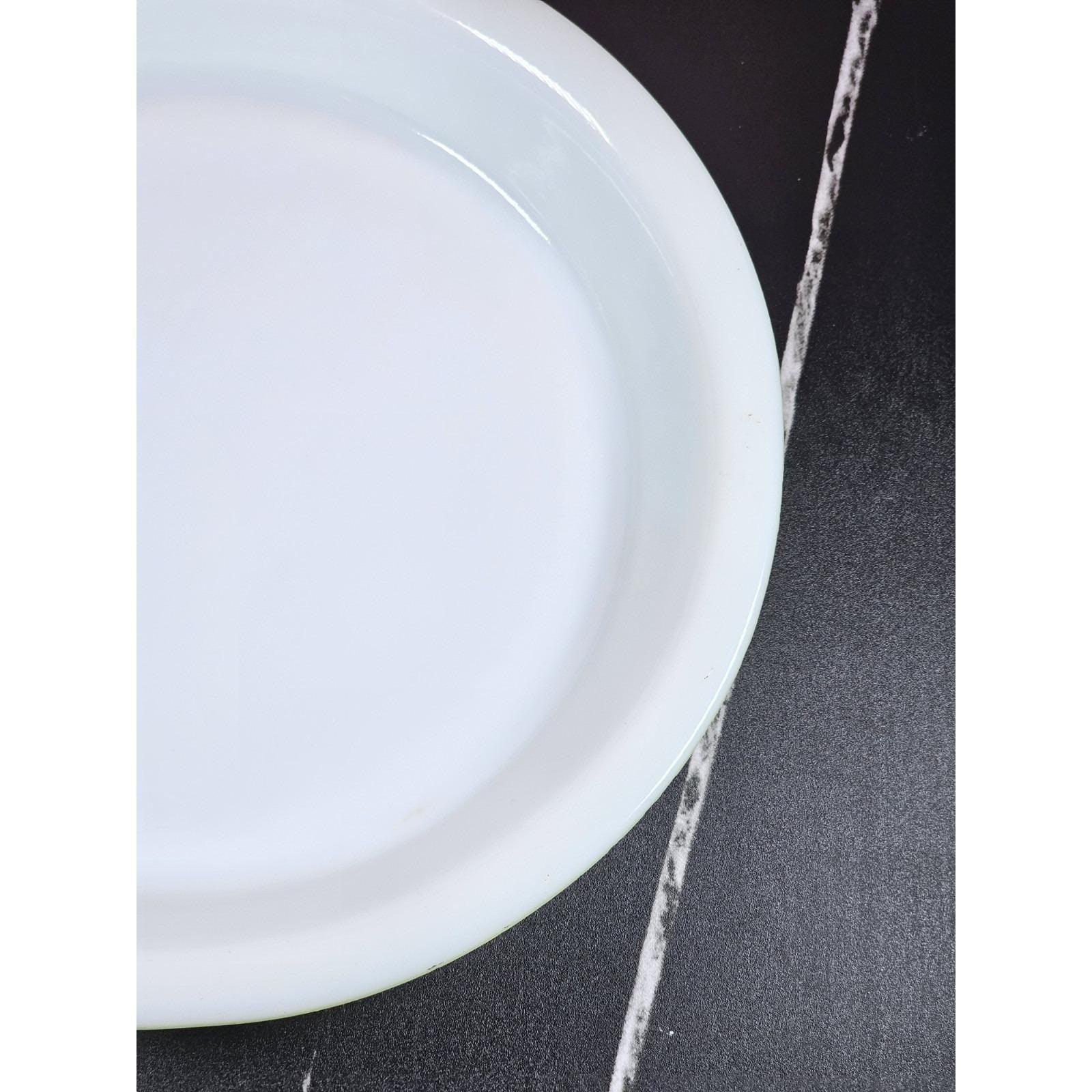 Vintage Pyrex Lime Green Pie Plate #909 Mid Century Ovenware USA