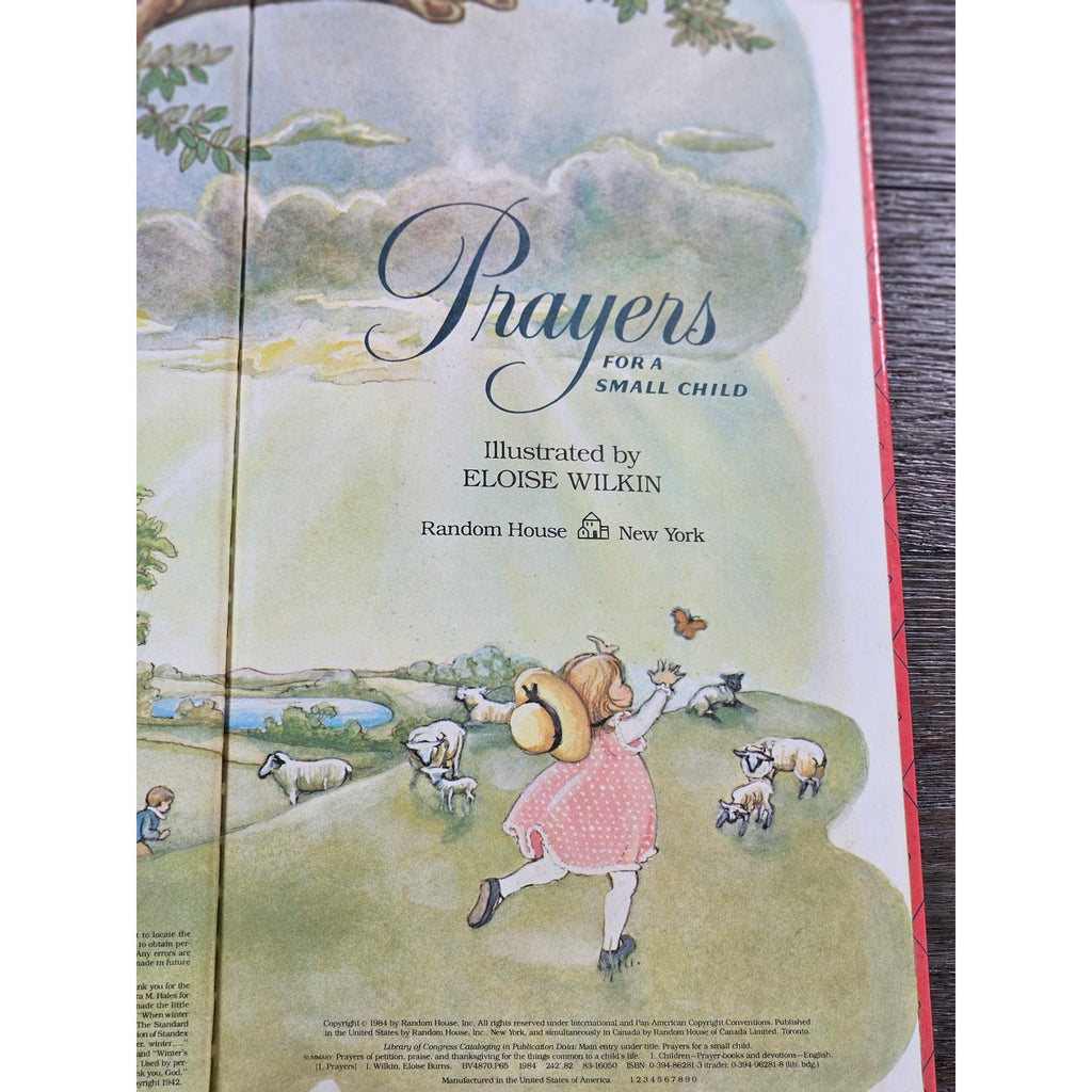 Prayers for a Small Child 1984 Eloise Wilkin Hardcover Random House