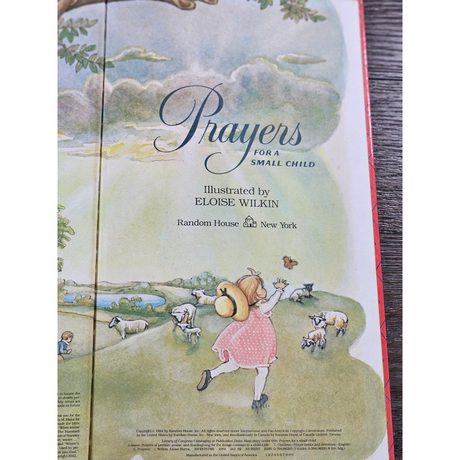 Prayers for a Small Child 1984 Eloise Wilkin Hardcover Random House