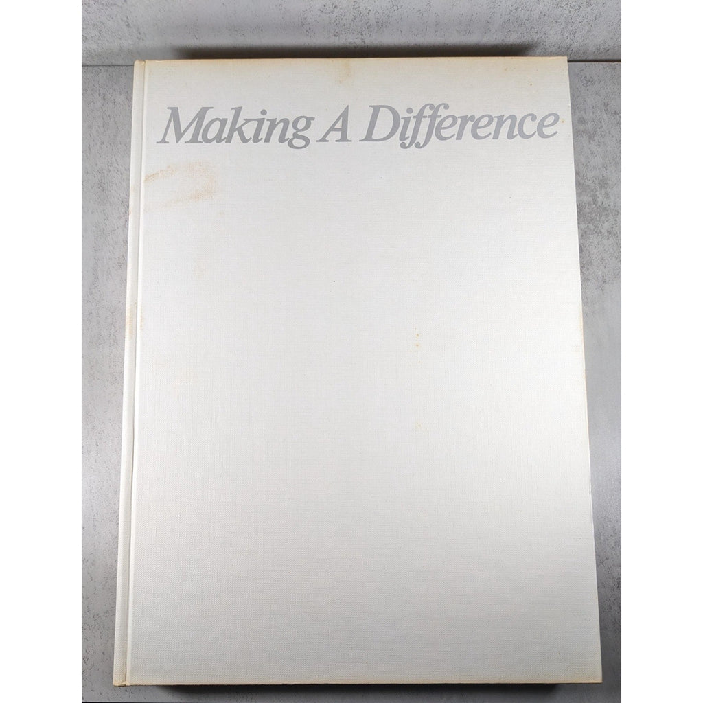 Making a Difference NC Signed Morton Rankin Book Hardcover