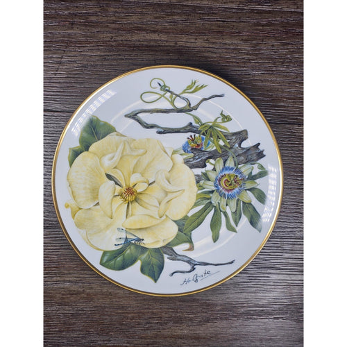 Franklin Mint Mississippi Delta Wildflowers Plate 1978
