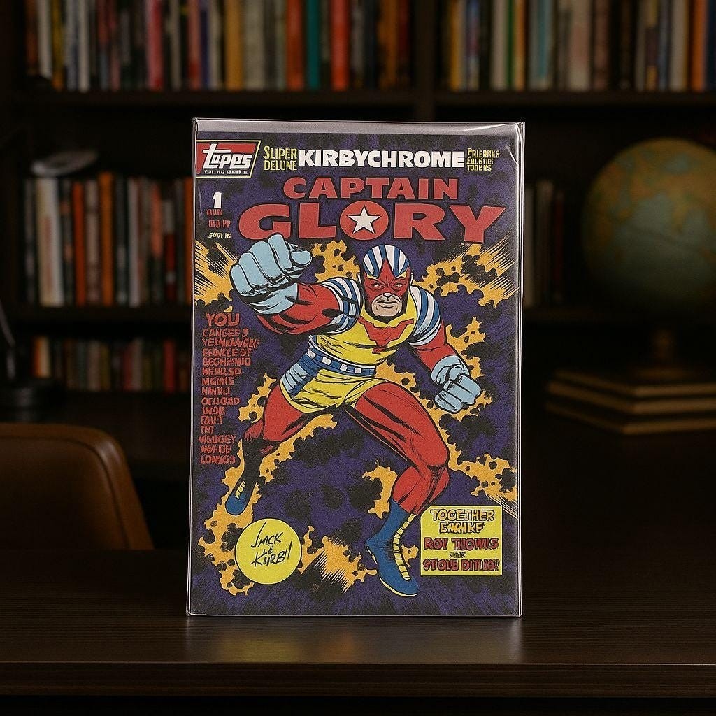 Captain Glory 1 Comic Roy Thomas Steve Ditko Kirbychrome Card