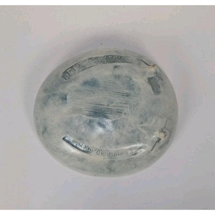 Salt Marsh Pottery Flowering Maple Wall Art Dish