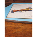 Vintage Firearms Illustration Wall Plaque – Austrian Wheellock Pistol 1655