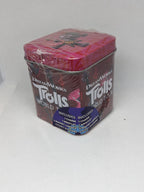 Lot of 2 Trolls World Tour Tins Includes: Charm, Wristlet, Cards, and Stickers