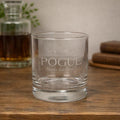 Old Pogue Masters Select Etched Bourbon Whisky Glass