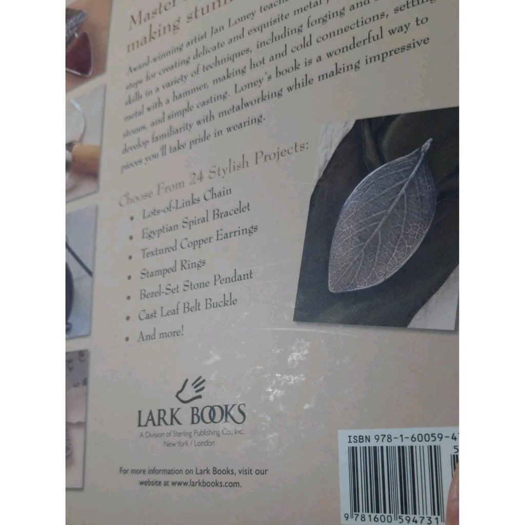 Signed Metal Jewelry Made Easy Book Jan Loney