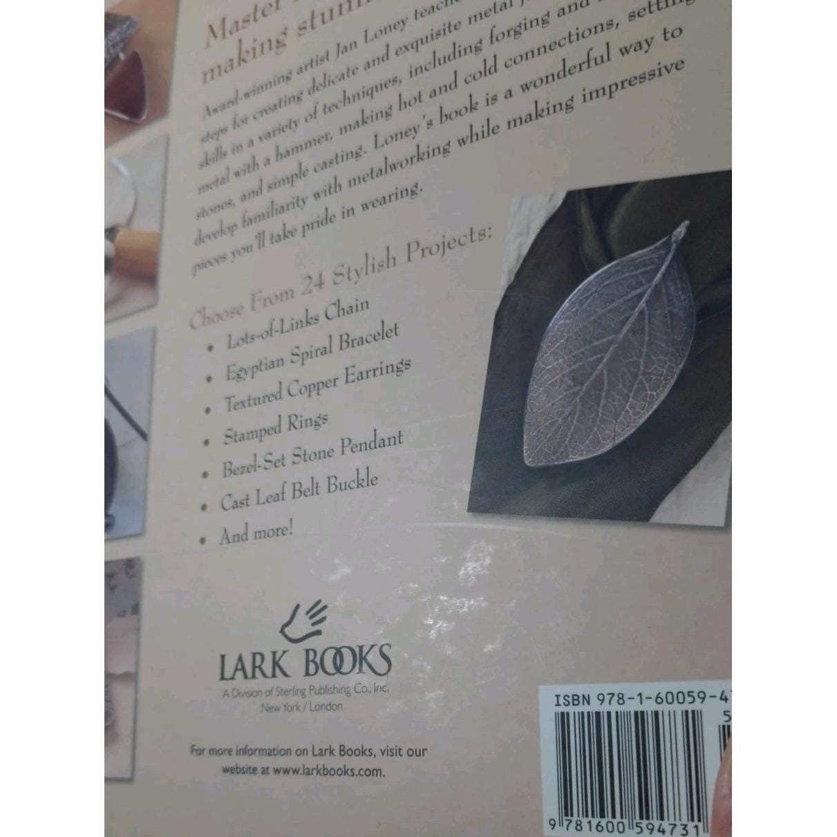 Signed Metal Jewelry Made Easy Book Jan Loney