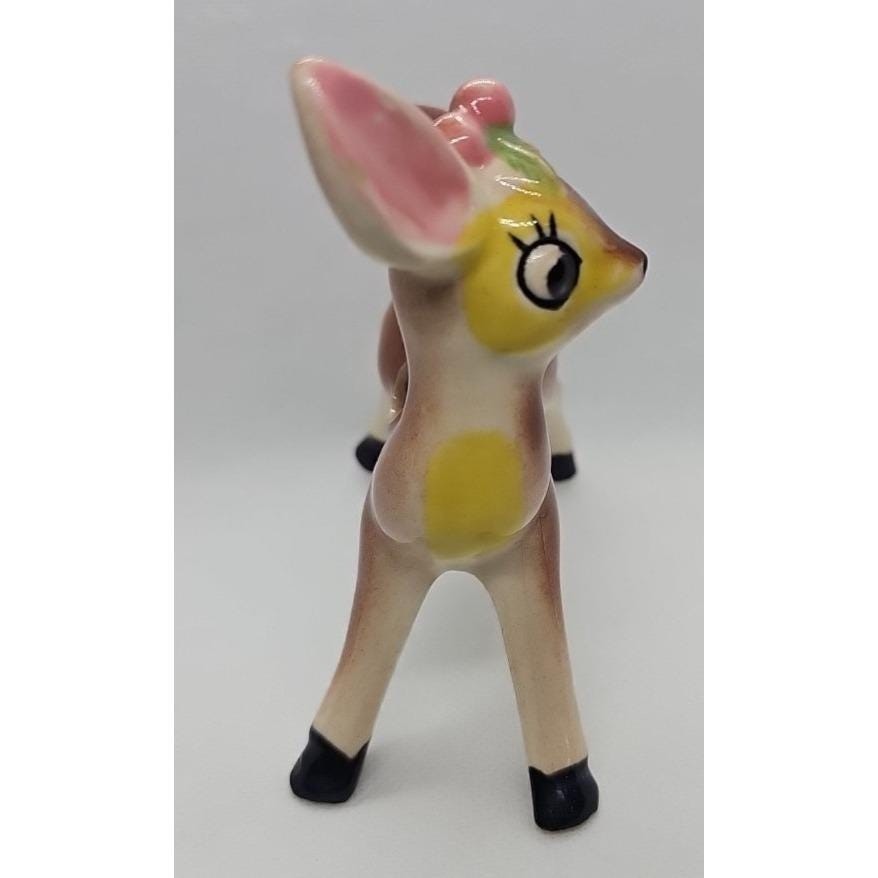 Vintage Doe Deer Figurine The Pas Canada Ceramic 4 Inch