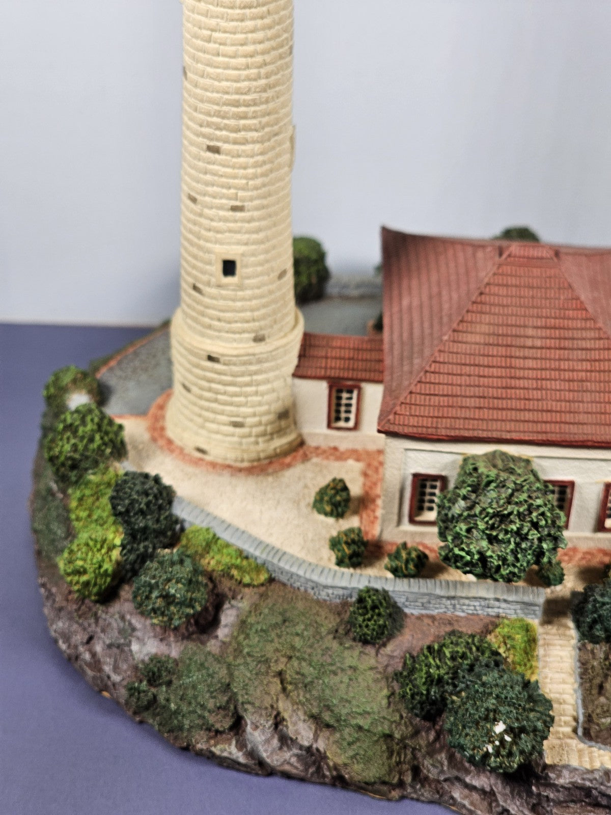 Danbury Mint Calaburras Lighthouse Spain Historic International Lighthouses