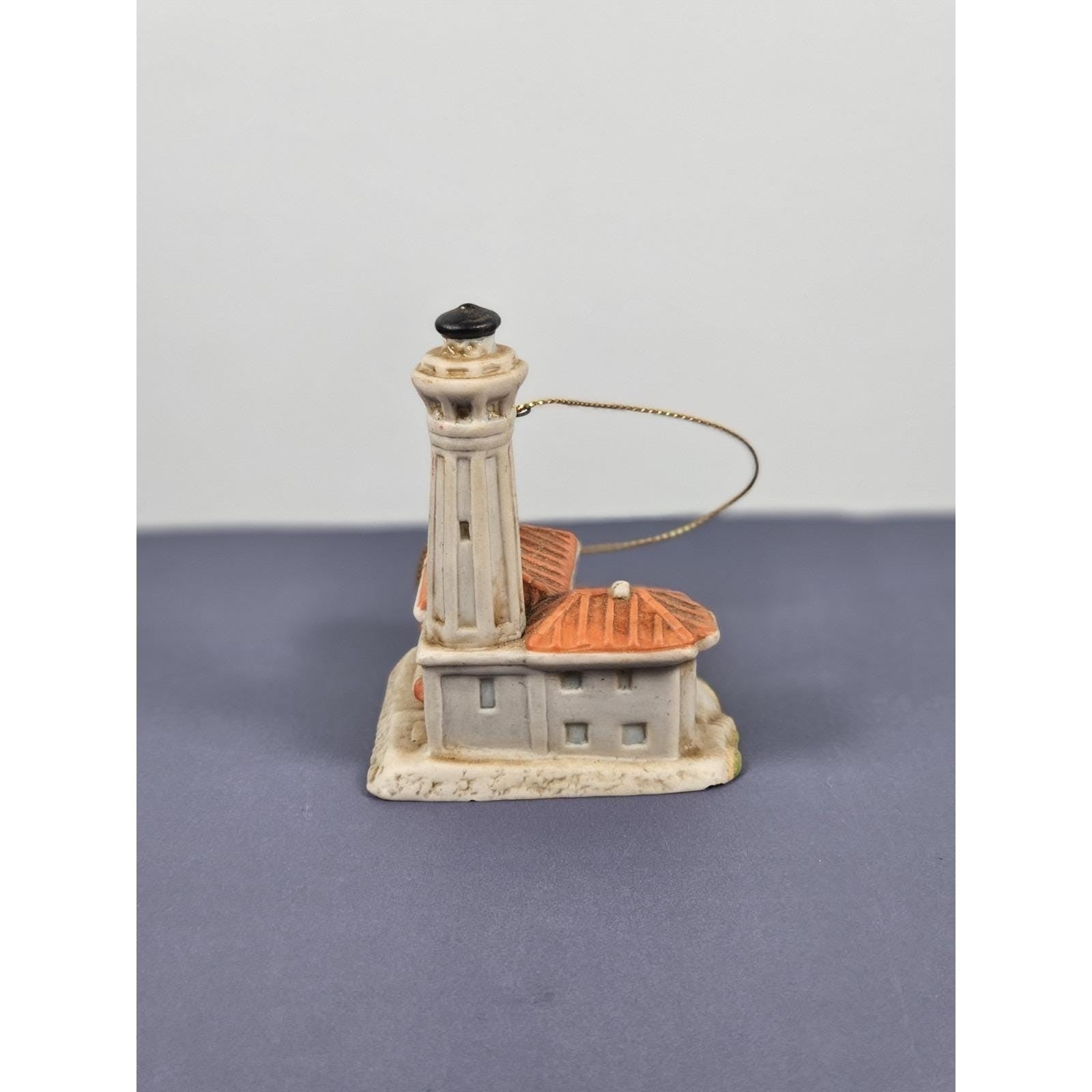 Lefton Alcatraz Lighthouse Ornament 1998 Coastal Decor Collectible