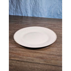 Royal Norfolk White Dinner Plate 10 Inch Gold Rim Hand Wash Only