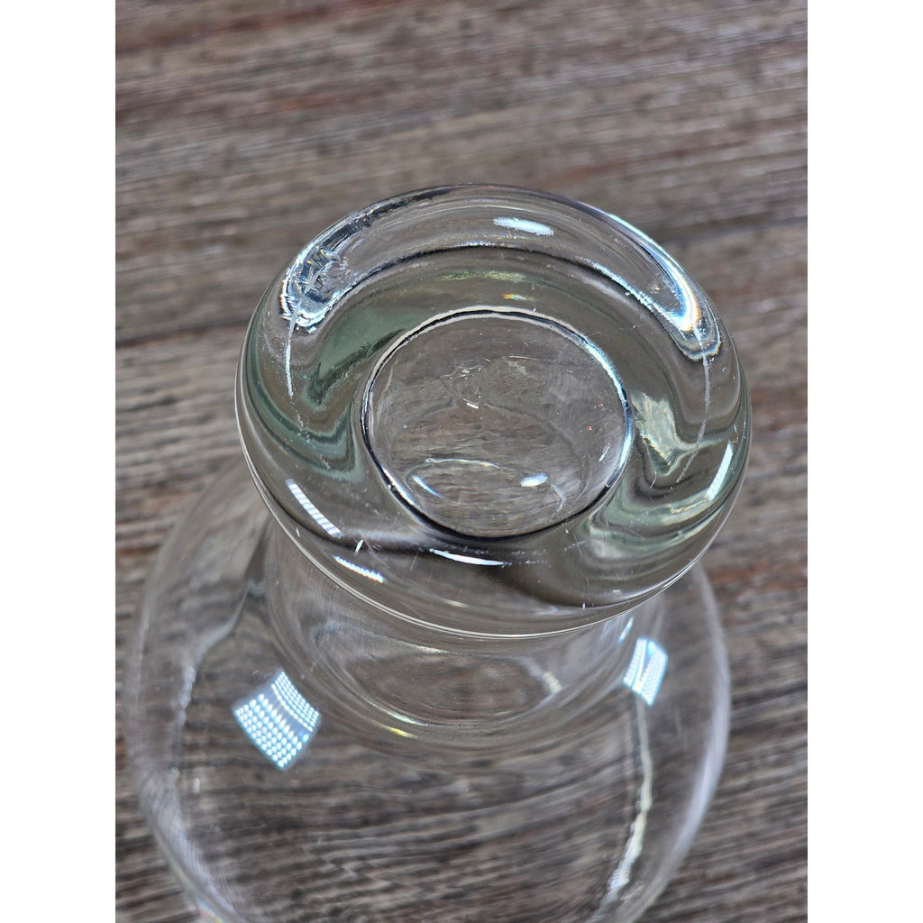 Vintage Fostoria Clear Glass Goblet Footed Stemware 5.5" Tall