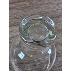 Vintage Fostoria Clear Glass Goblet Footed Stemware 5.5" Tall
