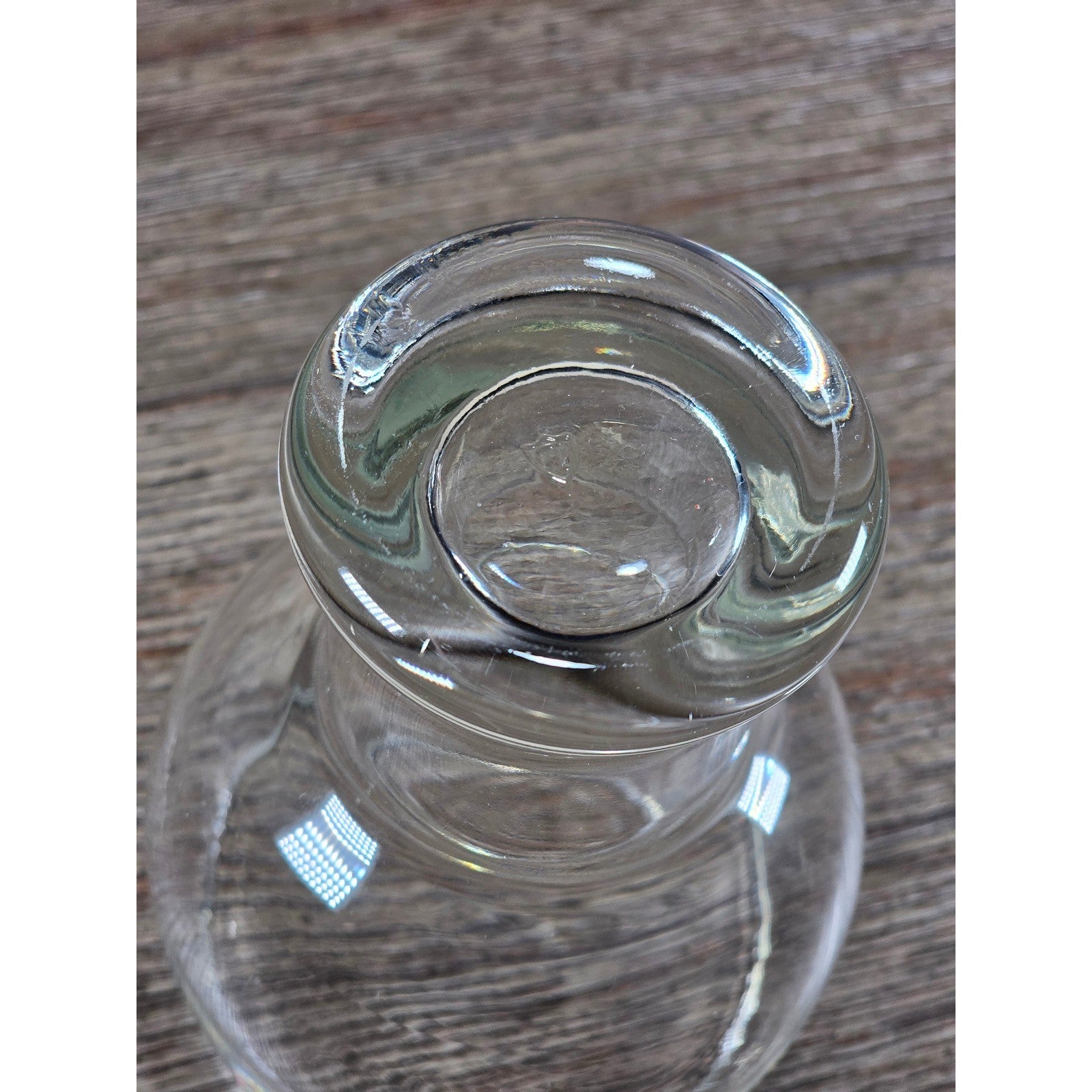 Vintage Fostoria Clear Glass Goblet Footed Stemware 5.5" Tall