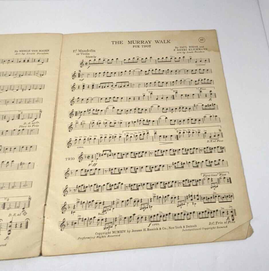 Antique 1916 Mandolin & Guitar Collection No. 17a – Louis Tocaben