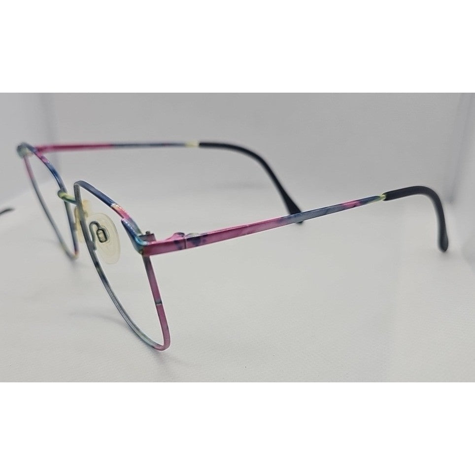 Charmant 4223 Designer Eyeglass Frames Only Teal Speckled 56-18-140