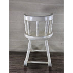 Vintage Wooden Doll Rocking Chair White 16" Cottage Style 80s 90s