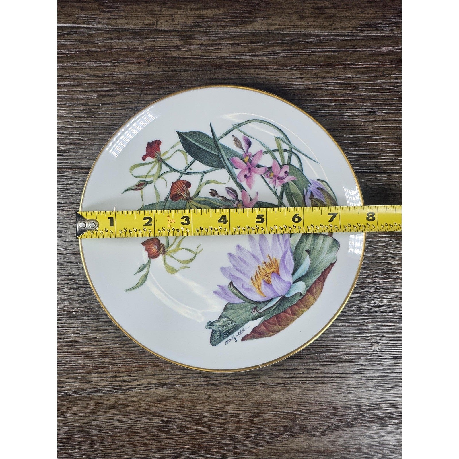 Franklin Mint Florida Everglades Wildflowers Plate 1978