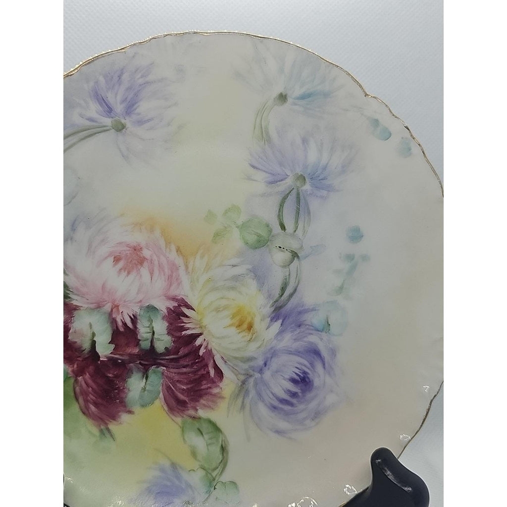 Vintage RC Versailles Bavaria Floral Plate 6" Hand Painted Porcelain
