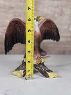 Vintage Bald Eagle Figurine – Majestic Resin Sculpture – 6¼” Tall