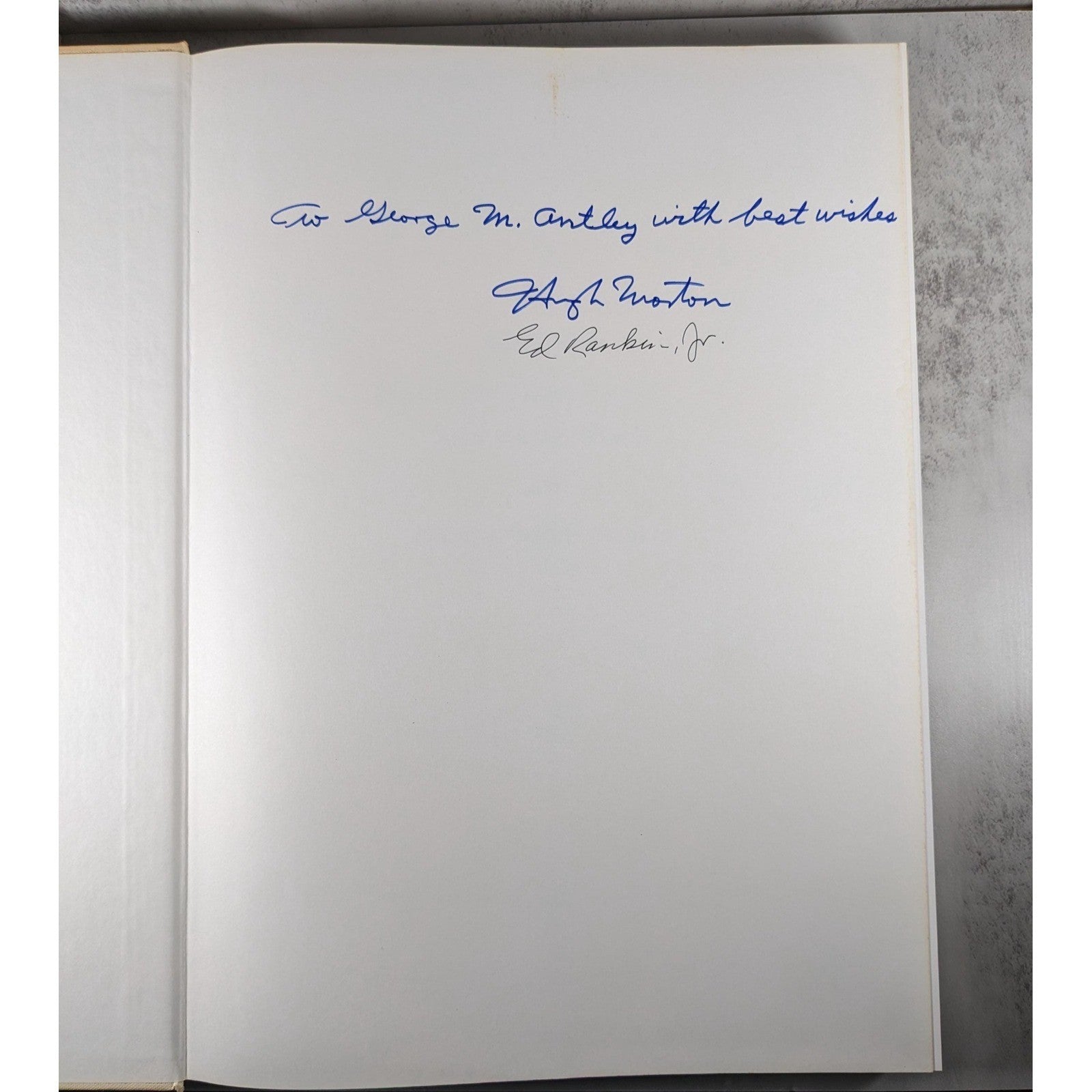 Making a Difference NC Signed Morton Rankin Book Hardcover