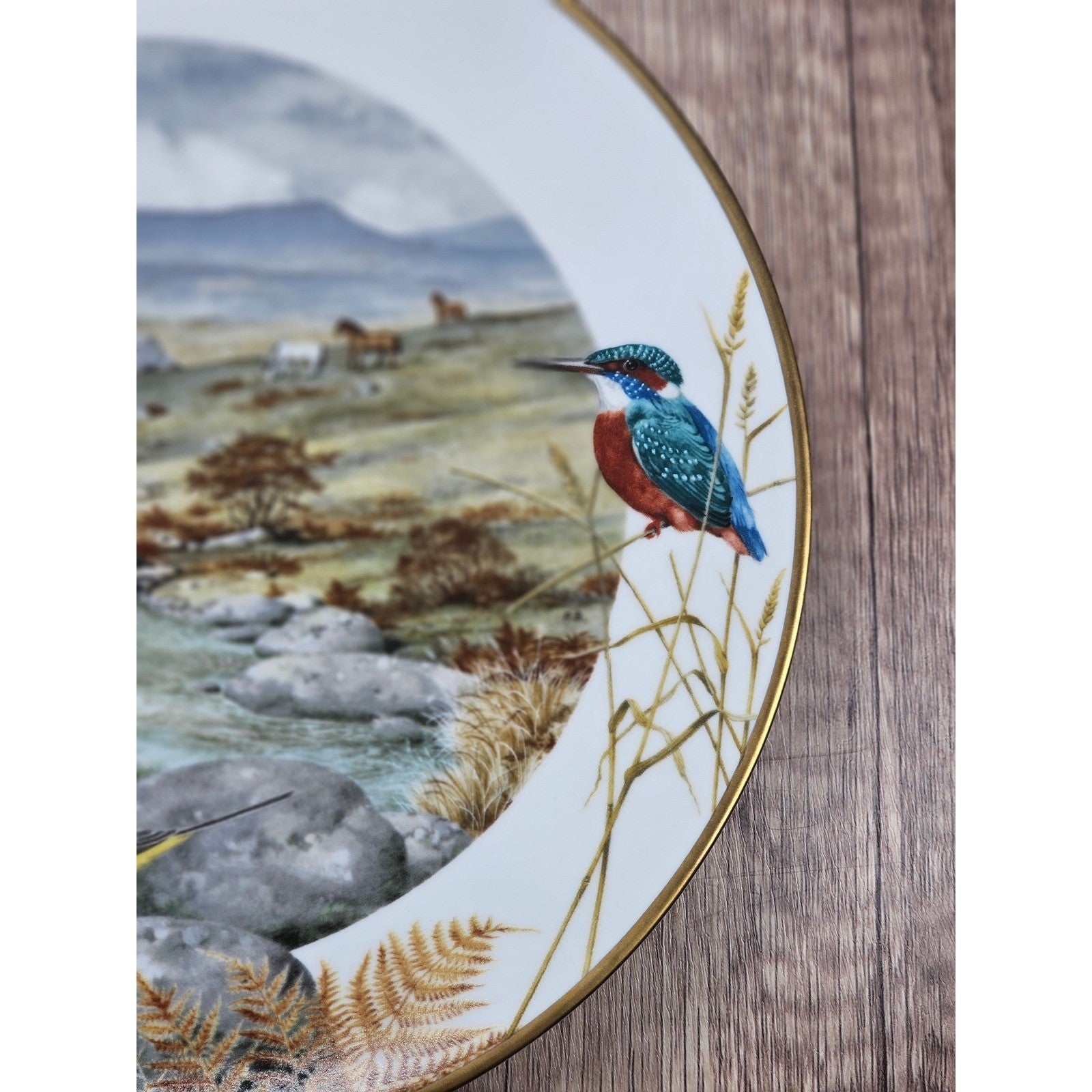 Vintage Franklin Porcelain Plate A Secluded Stream in November 1979