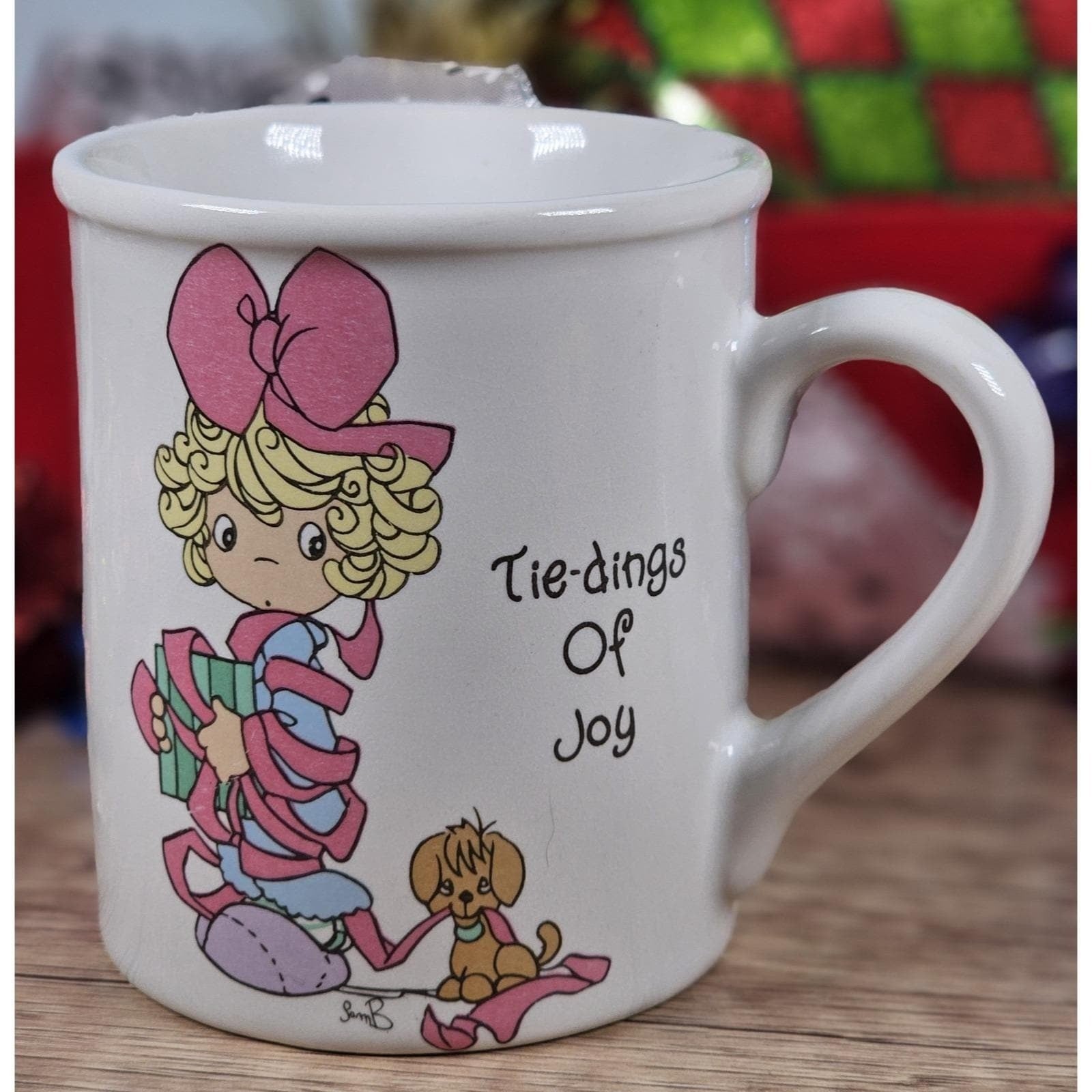 Precious Moments Tie Dings Of Joy Mug 1994 w/ Box