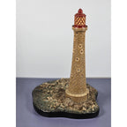 Danbury Mint Eddystone Lighthouse Figurine COA Maritime