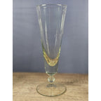 Vintage Pilsner Glasses Set of 3 Pedestal Beer Glass 9 Inch