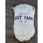 Premier Just Yarn Chunky Cream Acrylic Yarn Bulky 5 Skein 82 Yards