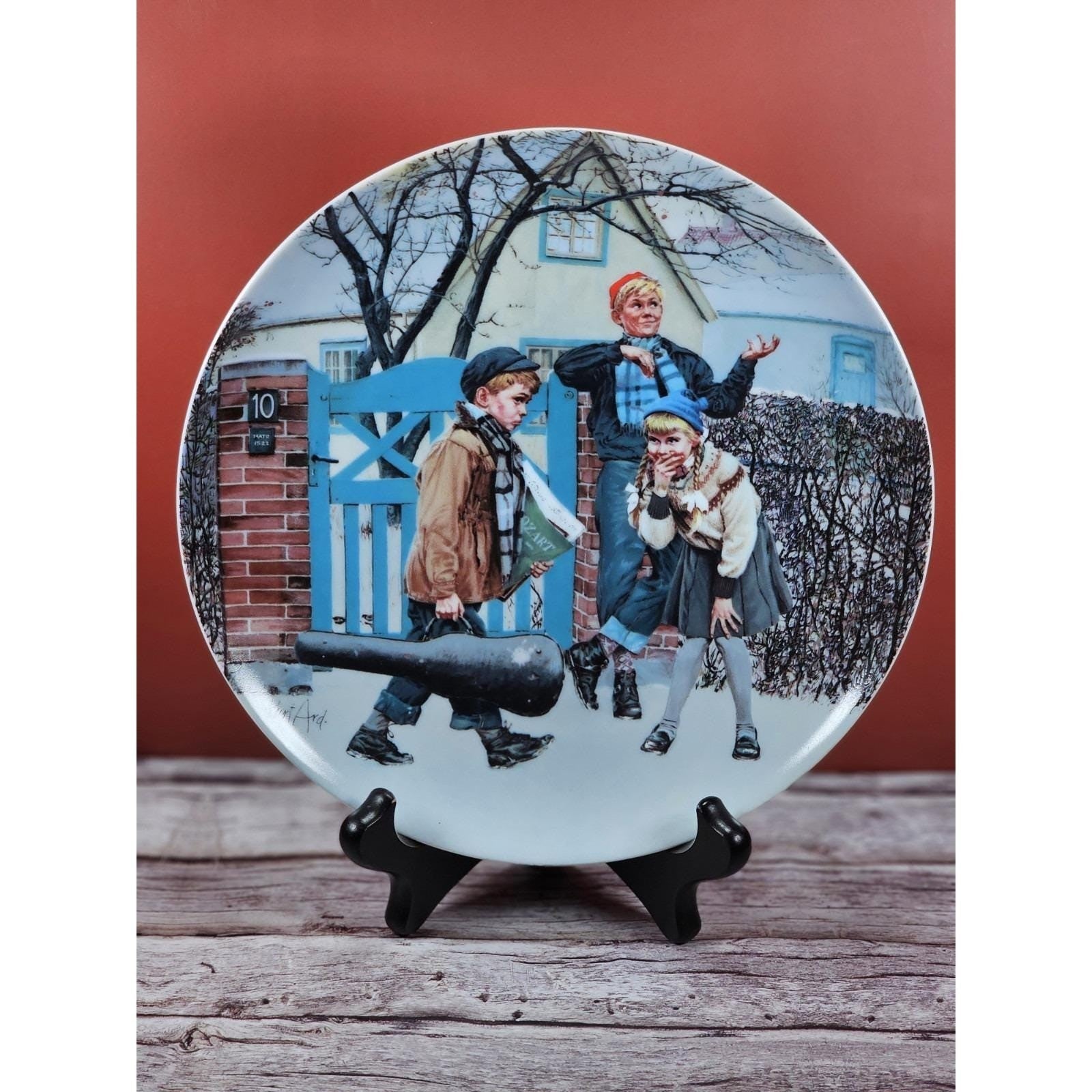 Vintage Kurt Ard Collector Plate by Bing & Grondahl Limited Edition Art Plate