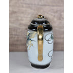 Vintage Japanese Dragon Ware Moriage Tea Coffee Pot Kutani Style Gold Accents
