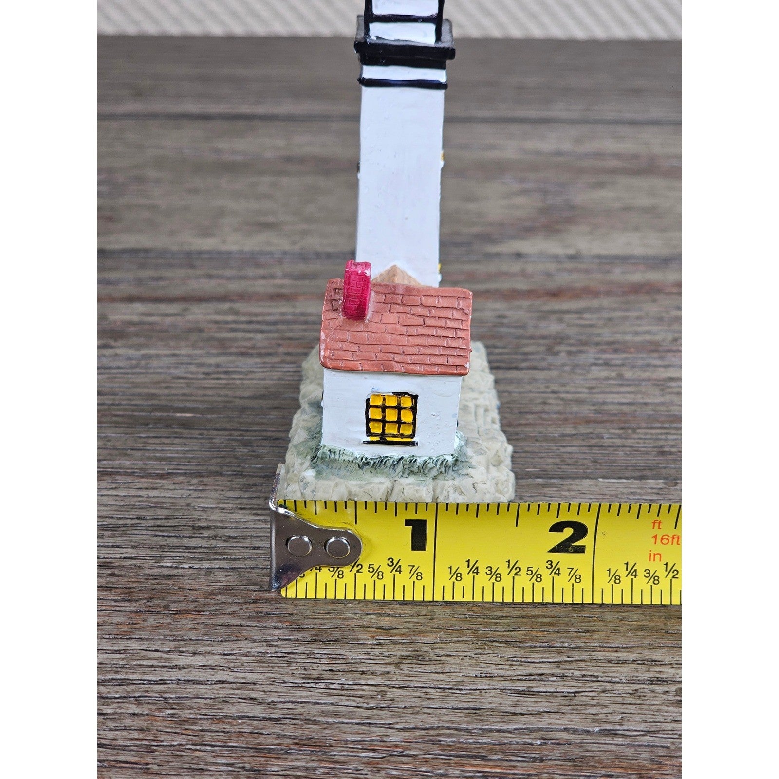Mini Lighthouse Figurine Coastal Decor Resin Lighthouse Nautical Shelf Art