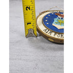 Vintage United States Air Force Ornament 1947 Seal Gold Tone