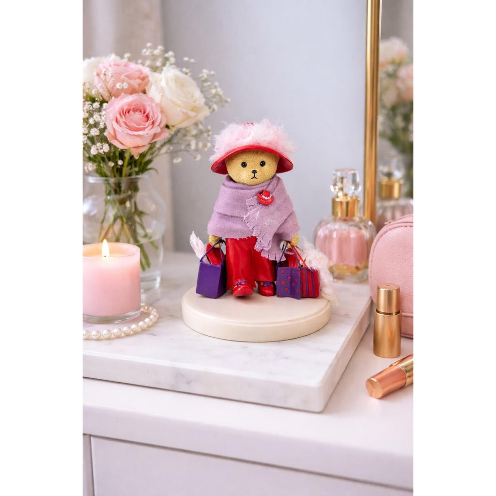 Hamilton Collection Happy Hatters Bear Figurine Limited Edition COA