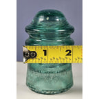 Vintage Hemingray No 9 Blue Glass Insulator May 2 1893