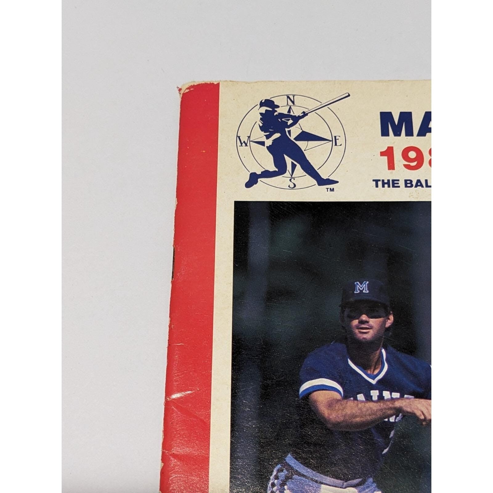Maine 1986  Guides Baseball Program July 4 Pawtucket Red Sox Insert