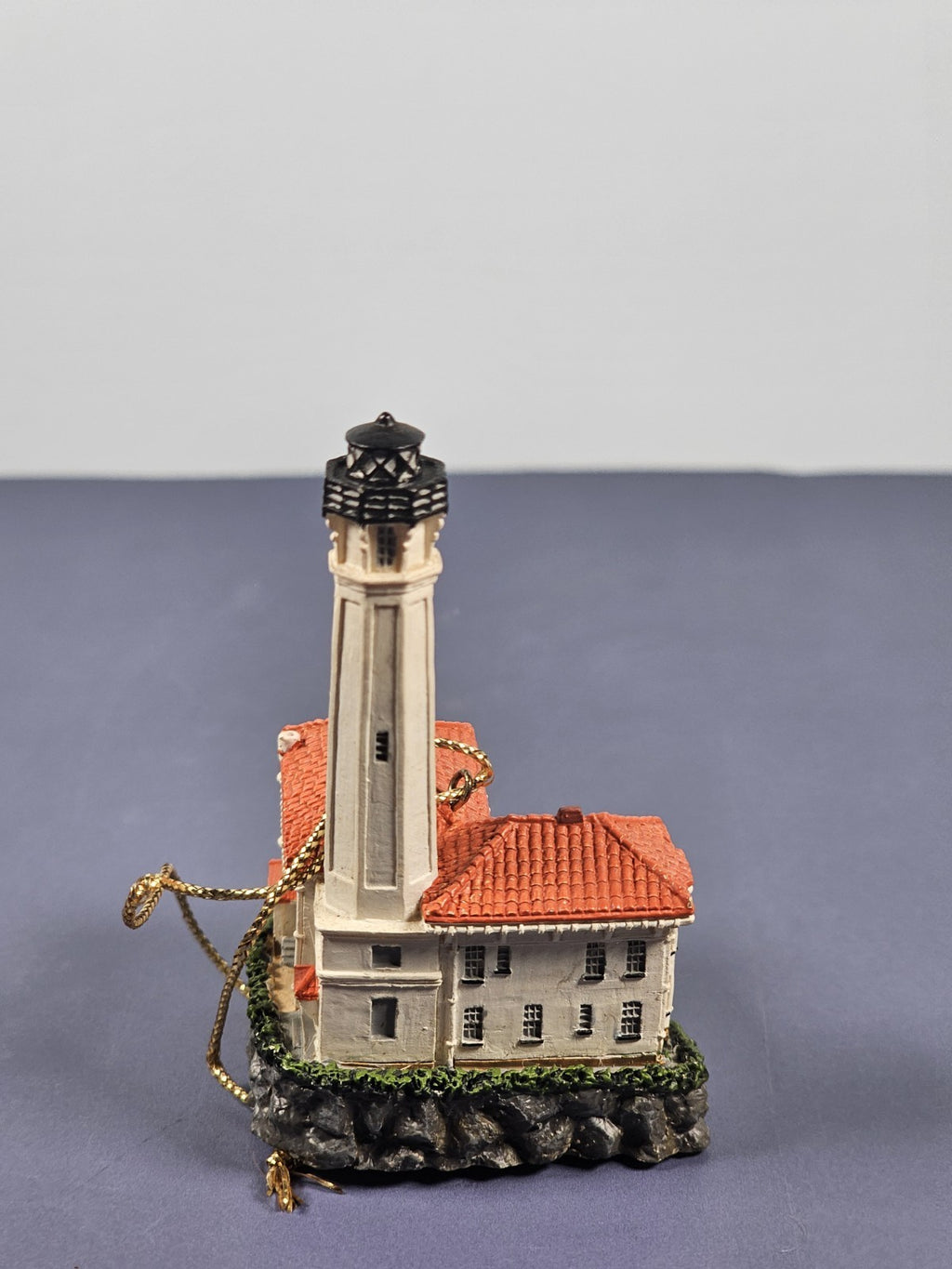 2000 Lefton Alcatraz, CA Lighthouse Christmas Ornament 12859