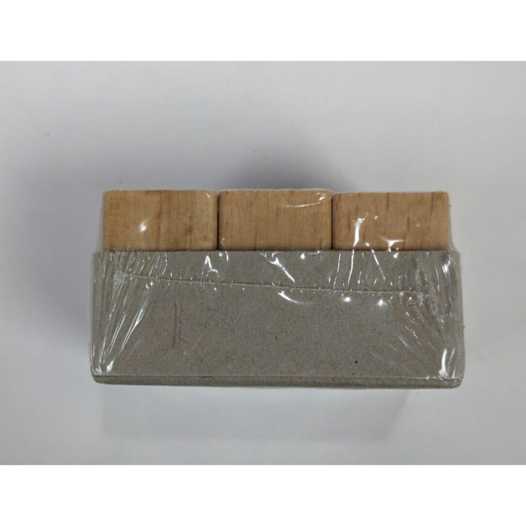 Stamp Craft Floral Rubber Stamp Set of 6 Wood Mounted Taiwan