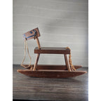 Colonial Wood Products Rocking Horse USA Rustic Nursery Decor