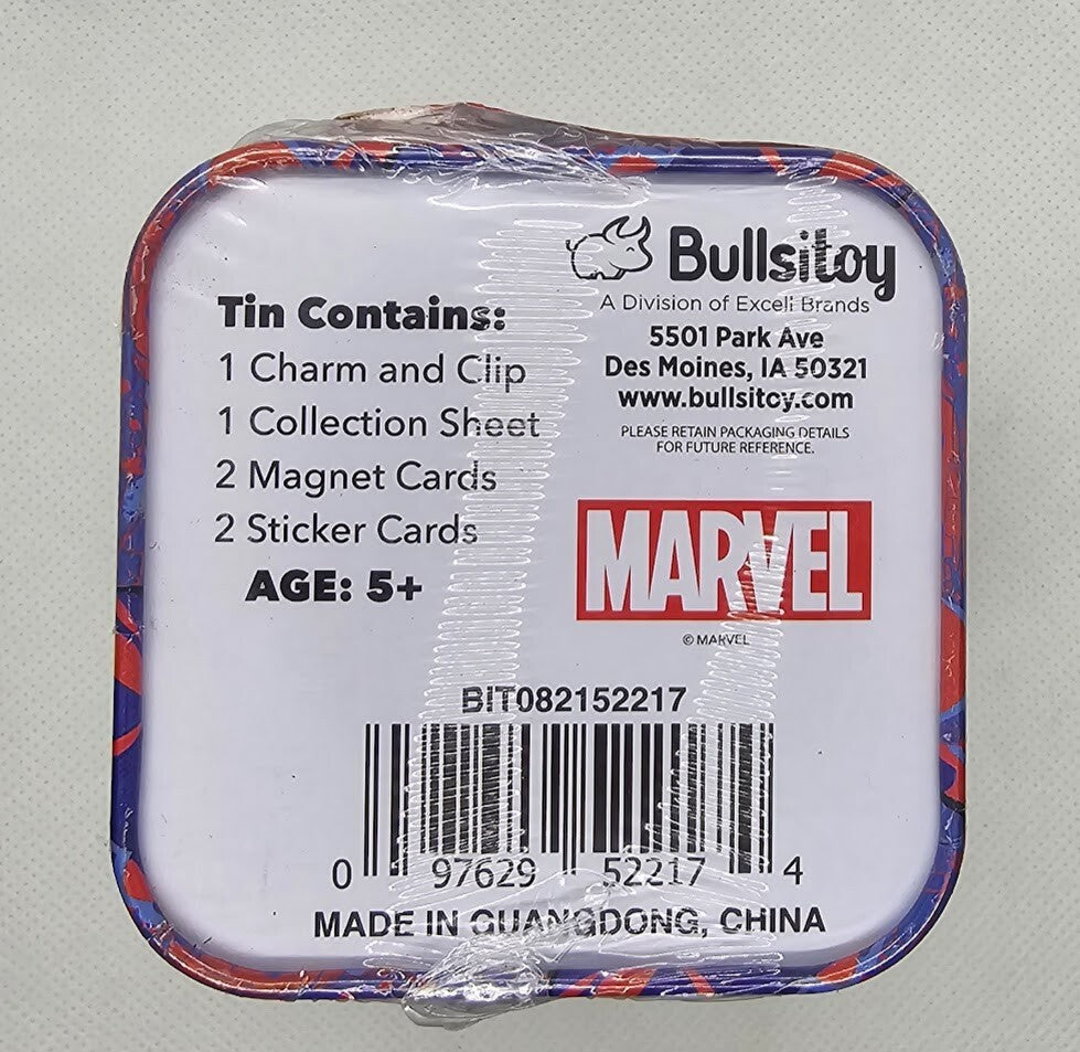 Lot of 4 Marvel Spider-Man Series 2 Charm Tins