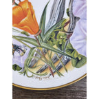 Franklin Mint California Wildflowers Plate 1978 Porcelain