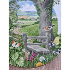 Vintage Franklin Porcelain Plate A Country Path in May Peter Barrett 9 Inch