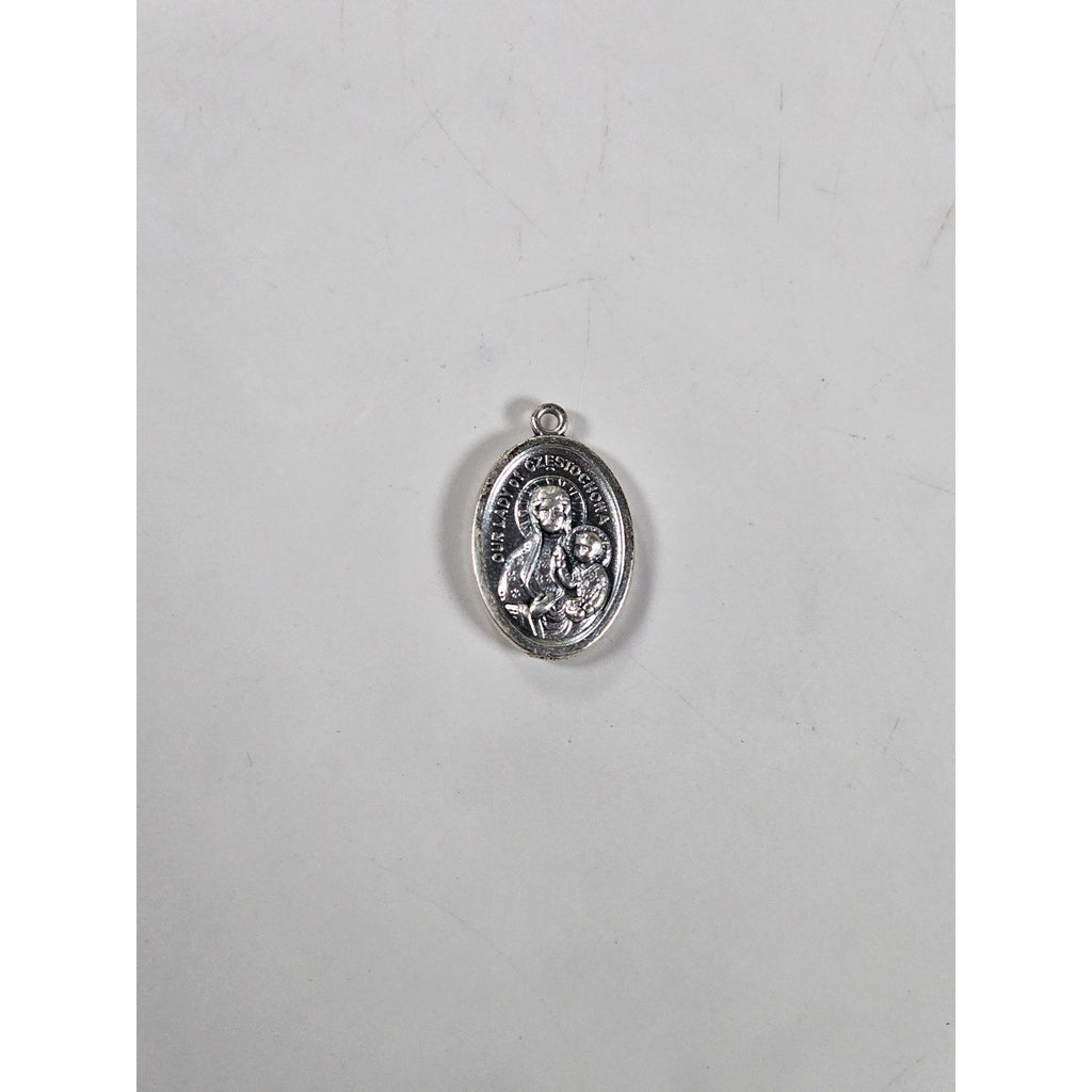 Vintage John Paul II Catholic Medal Pendant with Prayer Card