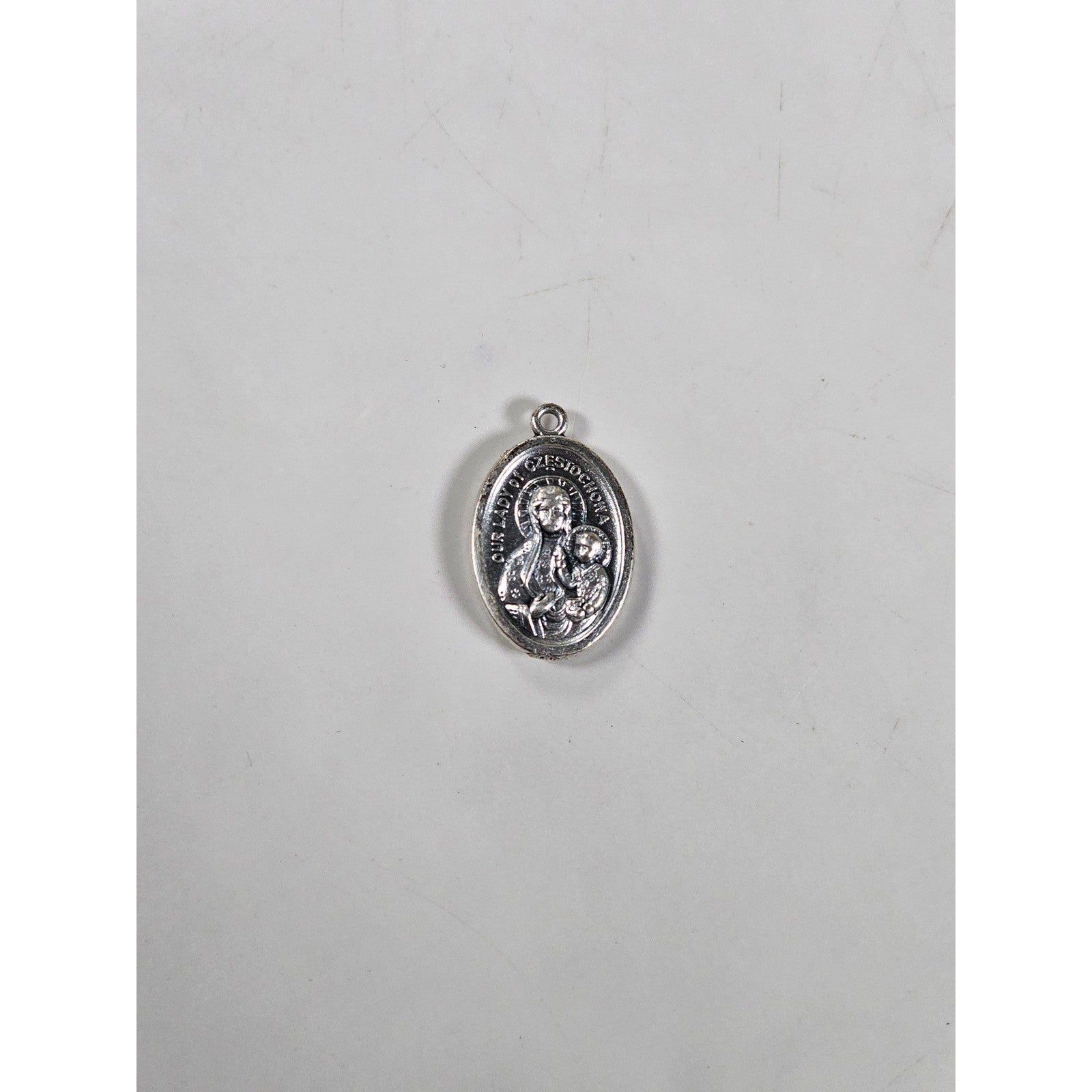 Vintage John Paul II Catholic Medal Pendant with Prayer Card