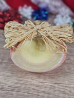 3x4 Sea Shell Angel Ornament with Starfish ~ Coastal Beach Christmas Decor