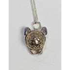 925 Sterling Silver Ram's Head Harmony Ball Necklace